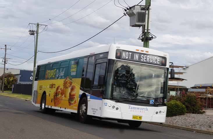 Tamworth Buslines Mercedes O500LE Bustech VST 12